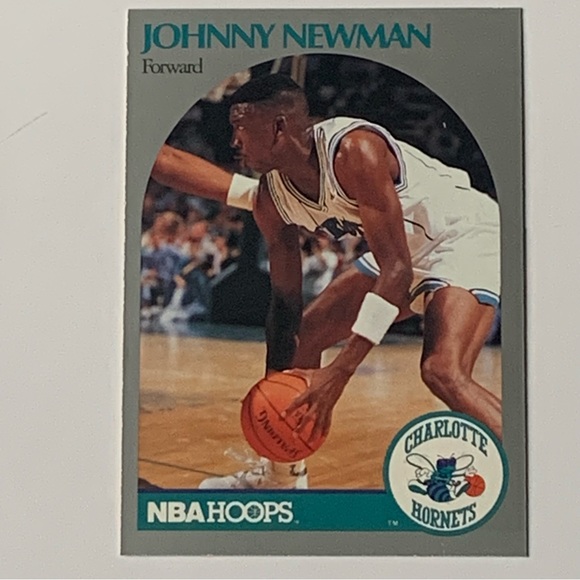NBA HOOPS | Toys | 99 Nba Hoops Charlotte Hornets Johnny Newman 403 ...